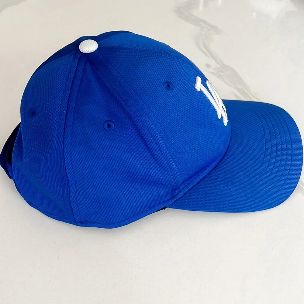 Los Angeles LA Dodgers Team MLB Blue White Embroidered Adjustable Baseball Hat